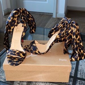 Christian Louboutin Sandale Du Desert Lace Up Heel